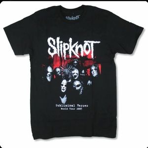 Slipknot Subliminal Verses 2005 Concert Tee